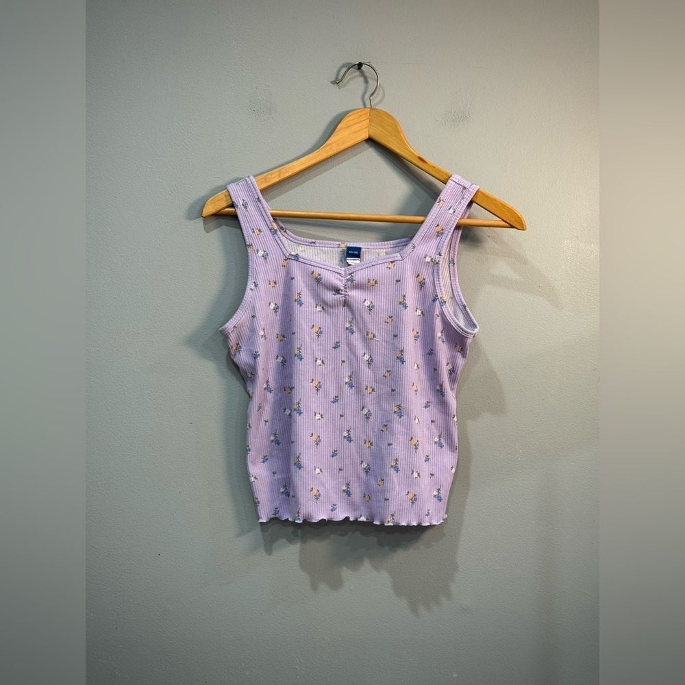 SALE! Girls’ Lilac Old Navy Cropped Tank Size XXL (18) EUC